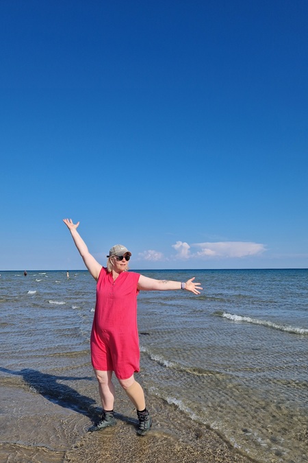 Tina am Skagerrak in Dänemark