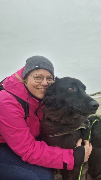 Hulk und Tina am Strand