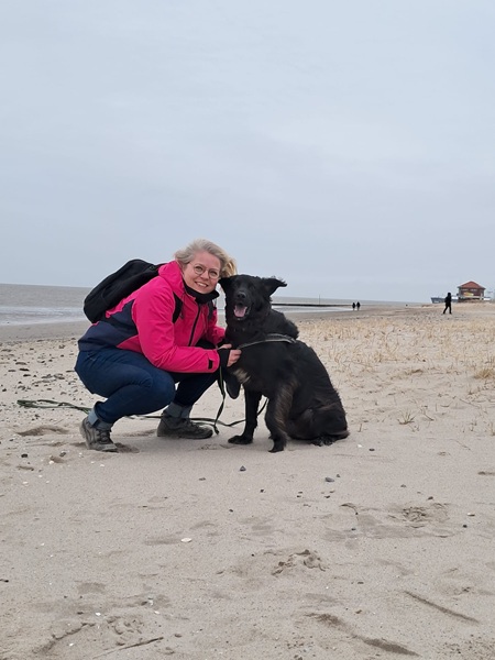 Hulk und Tina am Strand